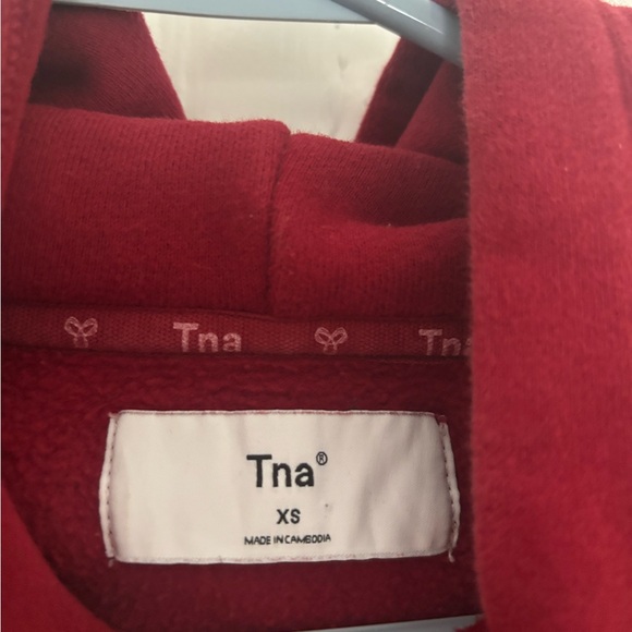 Red Tna cropped hoodie - Picture 3 of 3